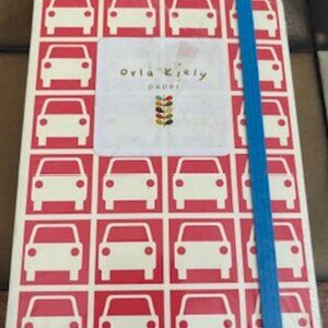 Oral Kiely, A6 Travel Journal, Red Car Print, NWT shrink-wrapped